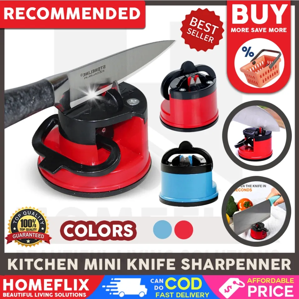 Homeflix Mini Knife Sharpener, Hasaan, Panghasa Sharpening Tool Suction Cup  Whetstone Kitchen Chef Knives, Kitchen & Dining, Kitchen Utensils, Knives &  Accessories, Knife Sharpeners & Blocks