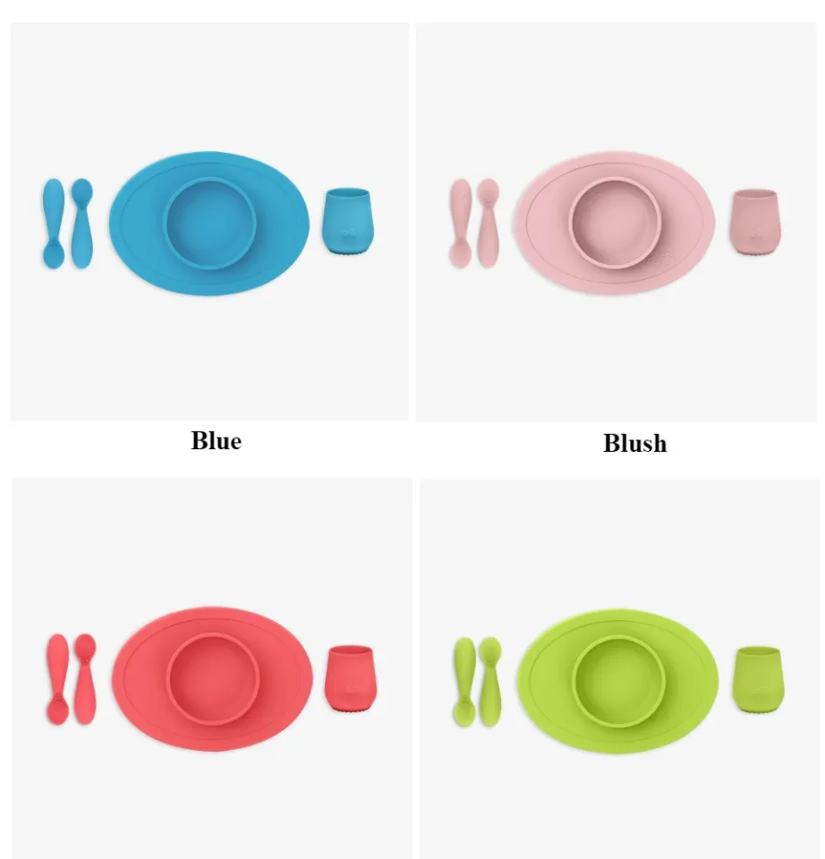 EZPZ - First Foods Set (Tiny Spoons, Tiny Bowl 5oz & Tiny Cup 2oz