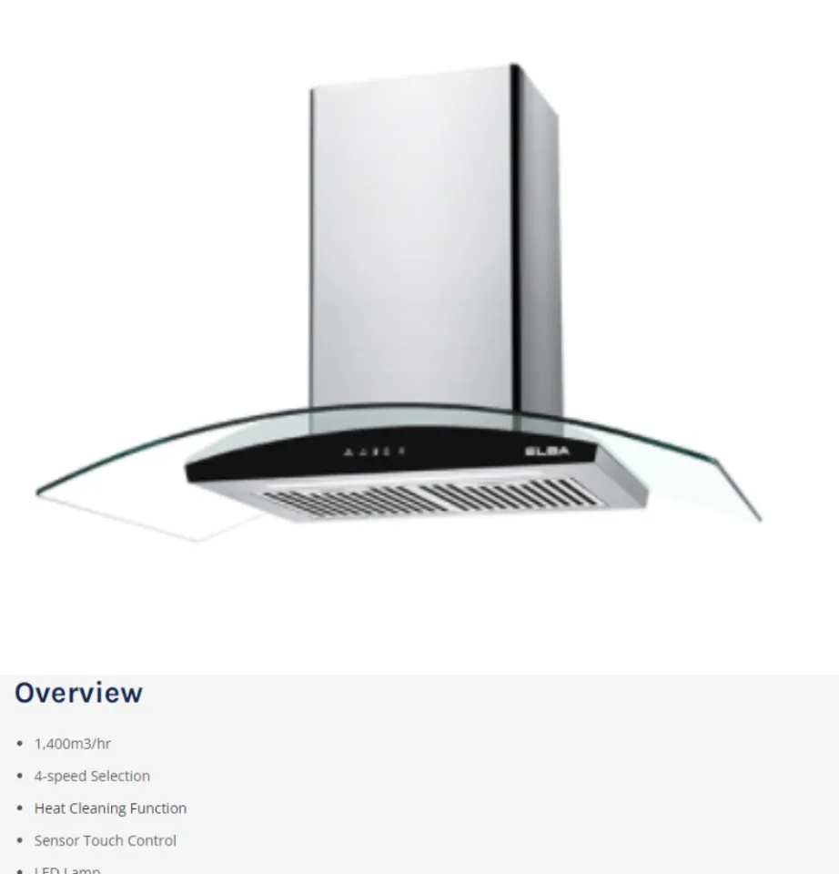 COMBO} Elba Cooker Hood INFINITO EH-J9034ST(SS) + 2 Burners Built