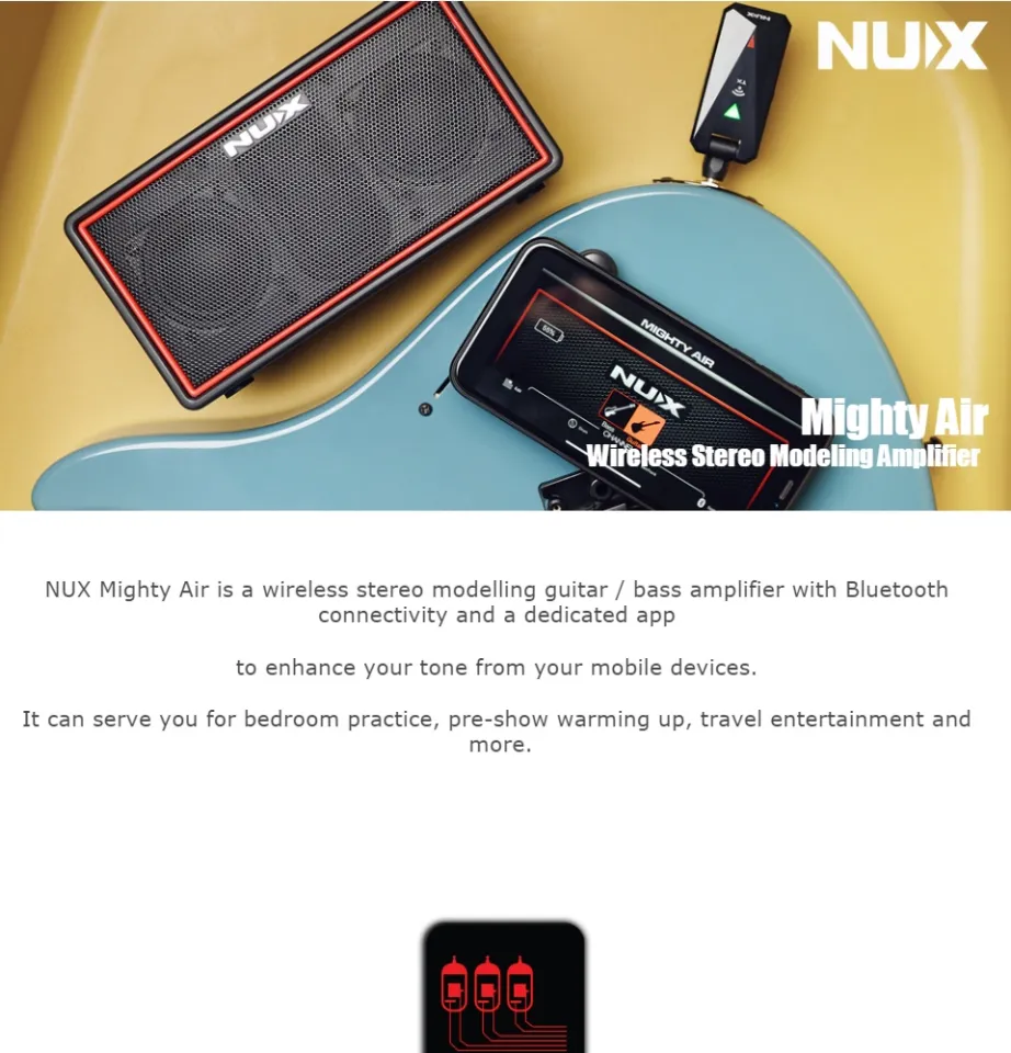 NUX Mighty Air Wireless Stereo Modeling Amplifier | Lazada PH