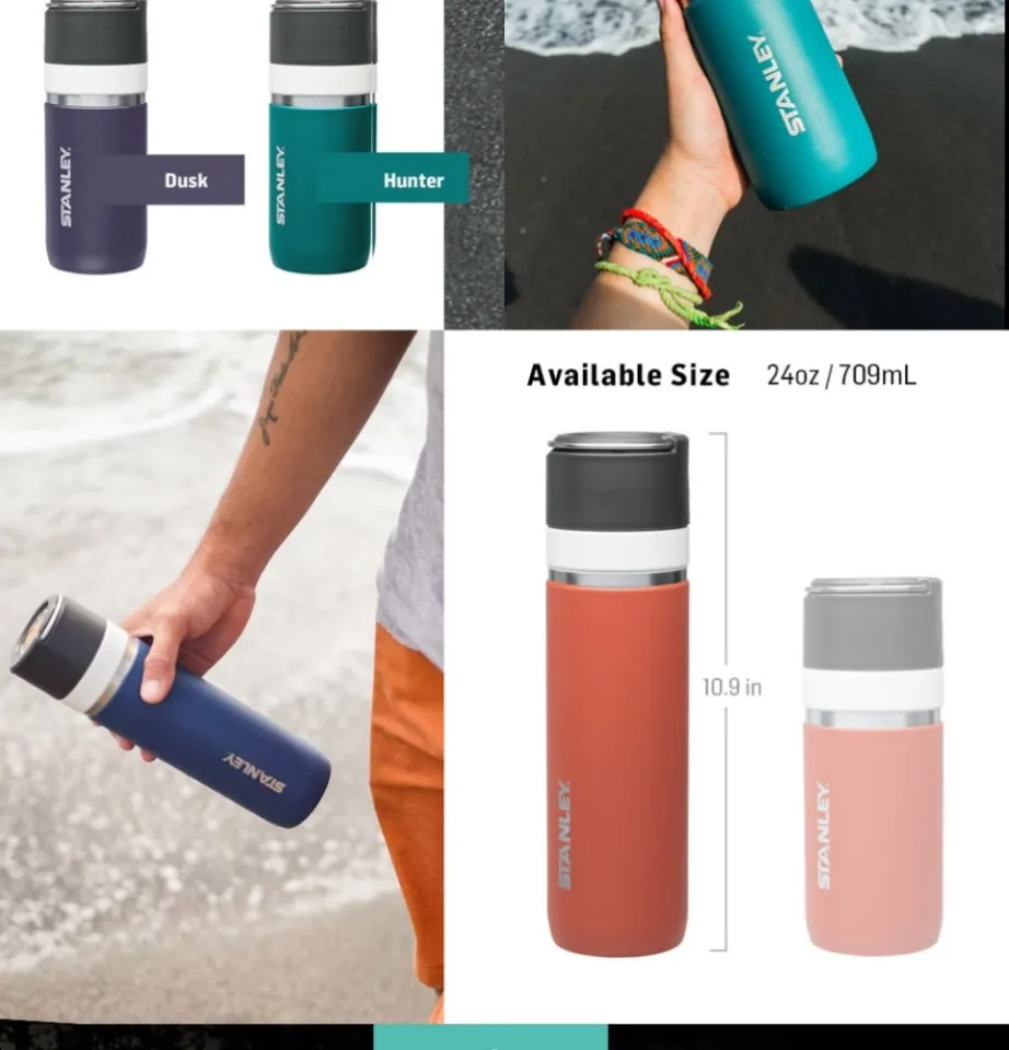 Stanley - Something for your water, something for your wine. Introducing Go  Ceramivac bottles in Wine and Nightfall. Good for sipping cold or hot,  whether you're exploring the beach, or on your