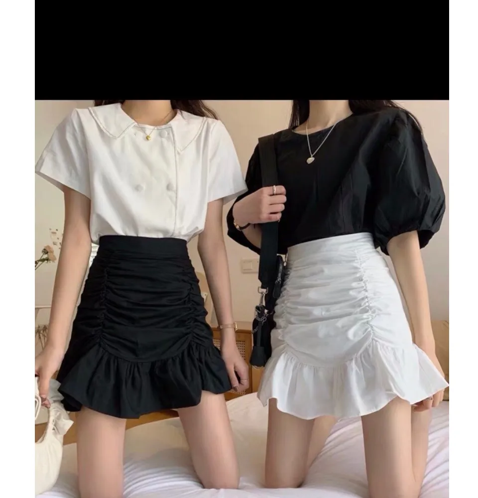 Chân váy thời trang nữ bánh bèo nhún 3 tầng dài cao cấp CV444  Shopee Việt  Nam