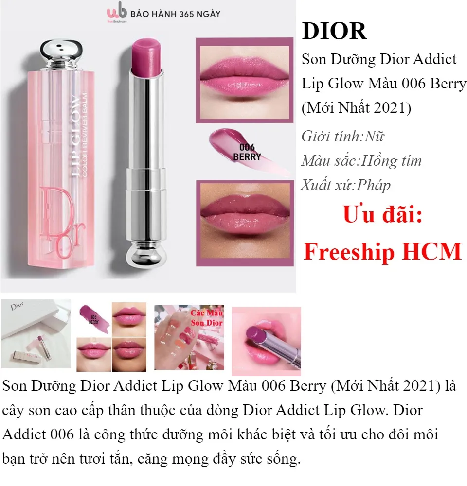 Son dưỡng Dior Addict lip glow