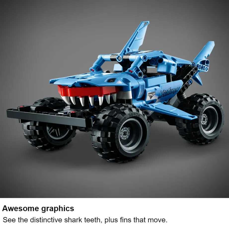 Buy LEGO® Technic® Monster Jam Megalodon 42134 Model Building Kit (260  Pieces)