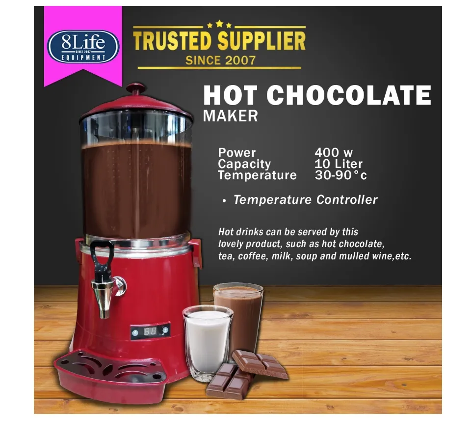 Hot chocolate machine coffee dispenser choco melting chocolate warmer