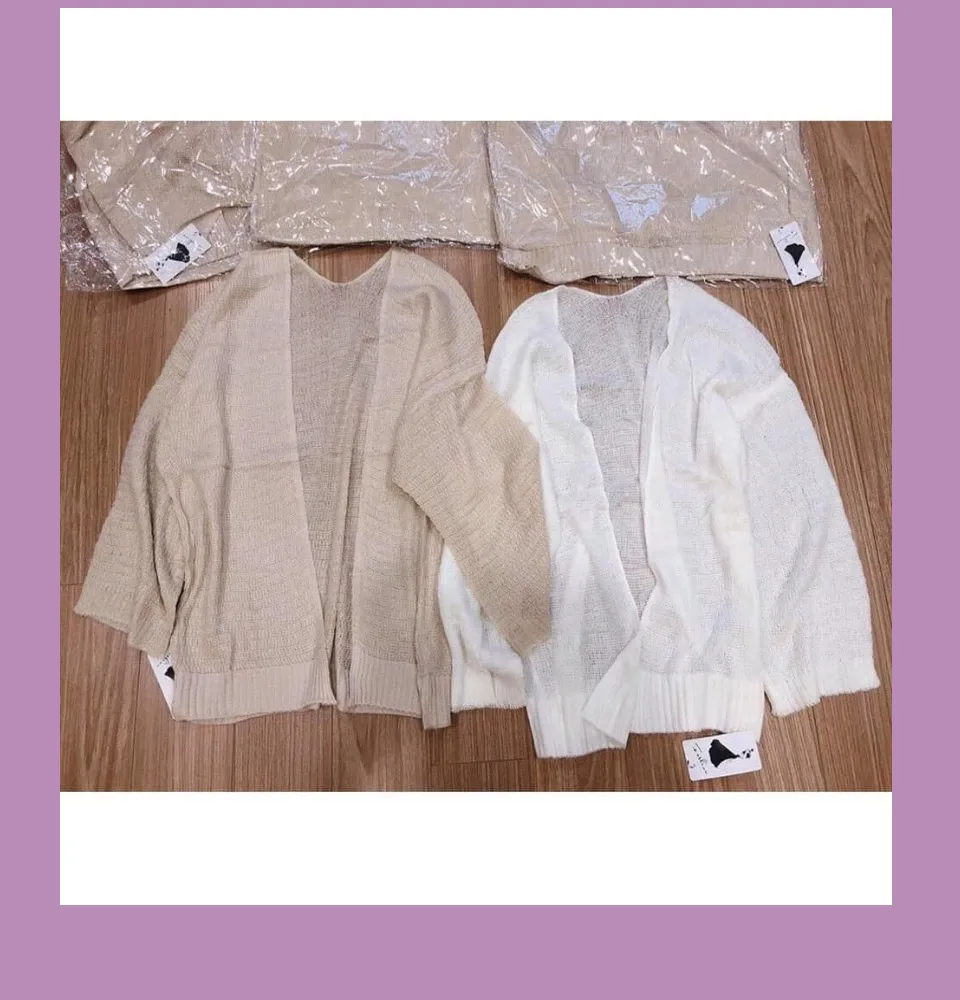 Yến Trần] Áo Khoác Cardigan Len Mỏng Đi Biển, Dự Tiệc Sang Chảnh- Hàng  Quảng Châu Chuẩn | Lazada.Vn