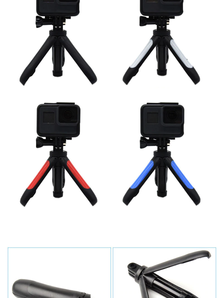 XIANYUNDIAN Mini Tripod Mount to Quick-Release Adapter Monopod for Gopro Hero 4/3+/3/2 for SJ4000 SJ7000 for Xiaomi Yi Camera Accessories Camera Mounts Clamps