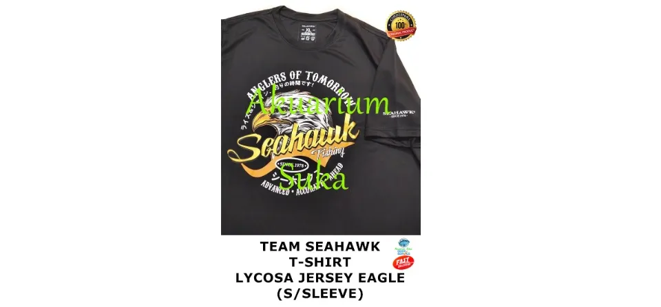 TEAM SEAHAWK TEE SHIRT LYCOSA JERSEY EAGLE （LONG SLEEVE） - 1StopFishing