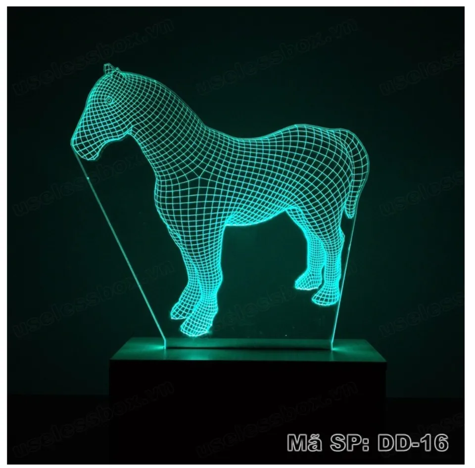 Đèn ngủ 3D hình con ngựa | Lazada.vn