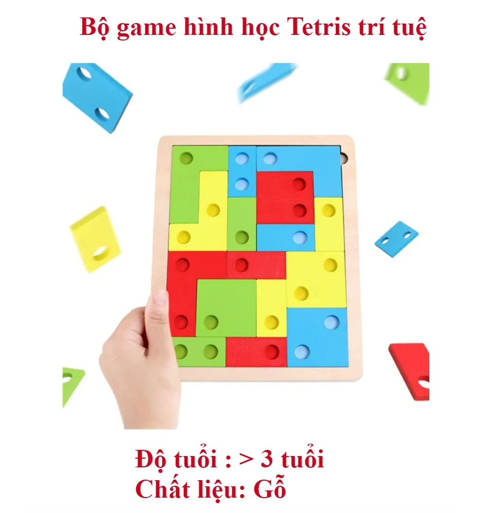 Tetris Ghép Hình Khối Tư Duy Logic, Phát triển trí thông minh 