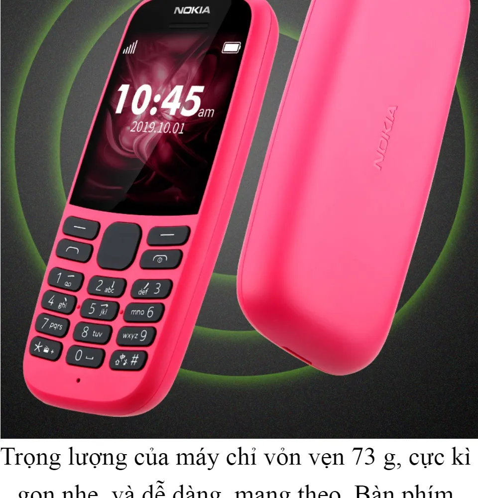 Đánh giá sản phẩm Nokia 105 năm 2024 thể hiện rằng điện thoại cổ điển này vẫn được ưa chuộng dù đã có nhiều sản phẩm mới hơn. Với tính năng chỉnh font chữ hiện đại, người dùng có thể tùy chỉnh kích cỡ và kiểu chữ phù hợp với thị hiếu của mình. Hơn nữa, người dùng cũng sẽ được trải nghiệm một điện thoại bền bỉ với pin trâu, chế độ vừa phải và giá cả phải chăng. Hãy đến với hình ảnh liên quan đến Nokia 105 để cảm nhận sự khác biệt của sản phẩm này.