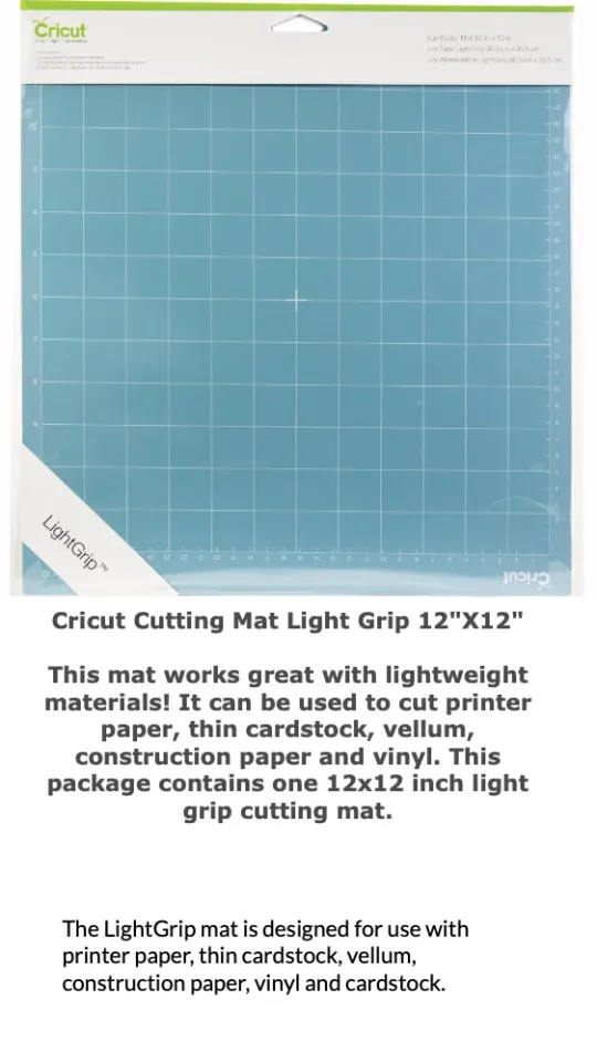 Cricut LightGrip Cutting Mat 12X12 (1pc, 2pcs , 3pcs) Ready Stock- Same  Day Shipping