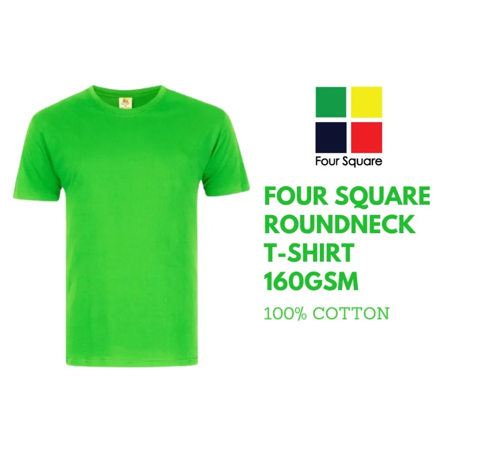 Green Four Square T Shirt