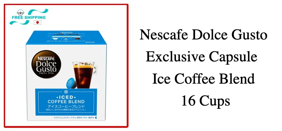 Nescafe Dolce Gusto Capsule 16 Cups Ice Coffee Blend