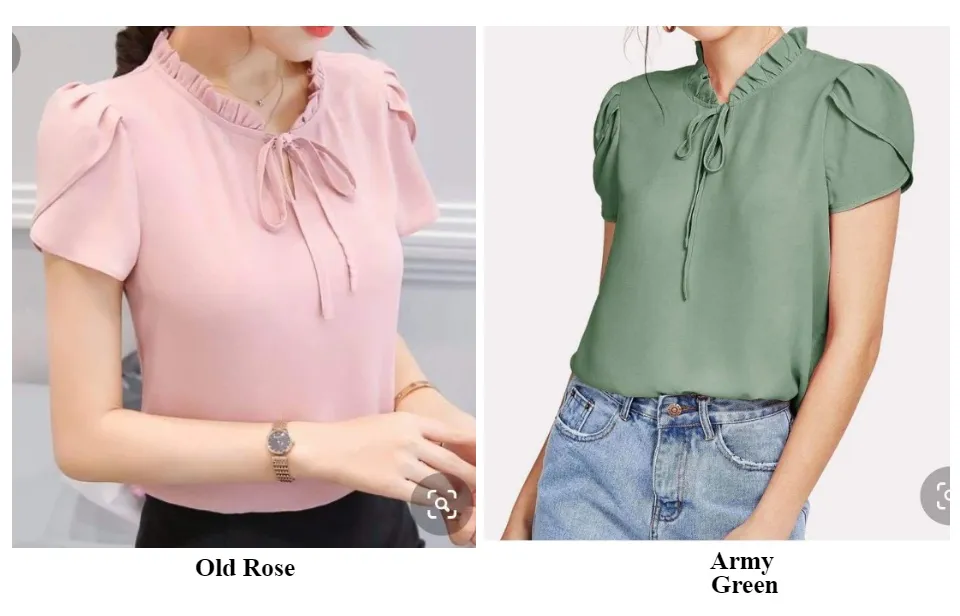 Petal Sleeve Blouse | Lazada PH