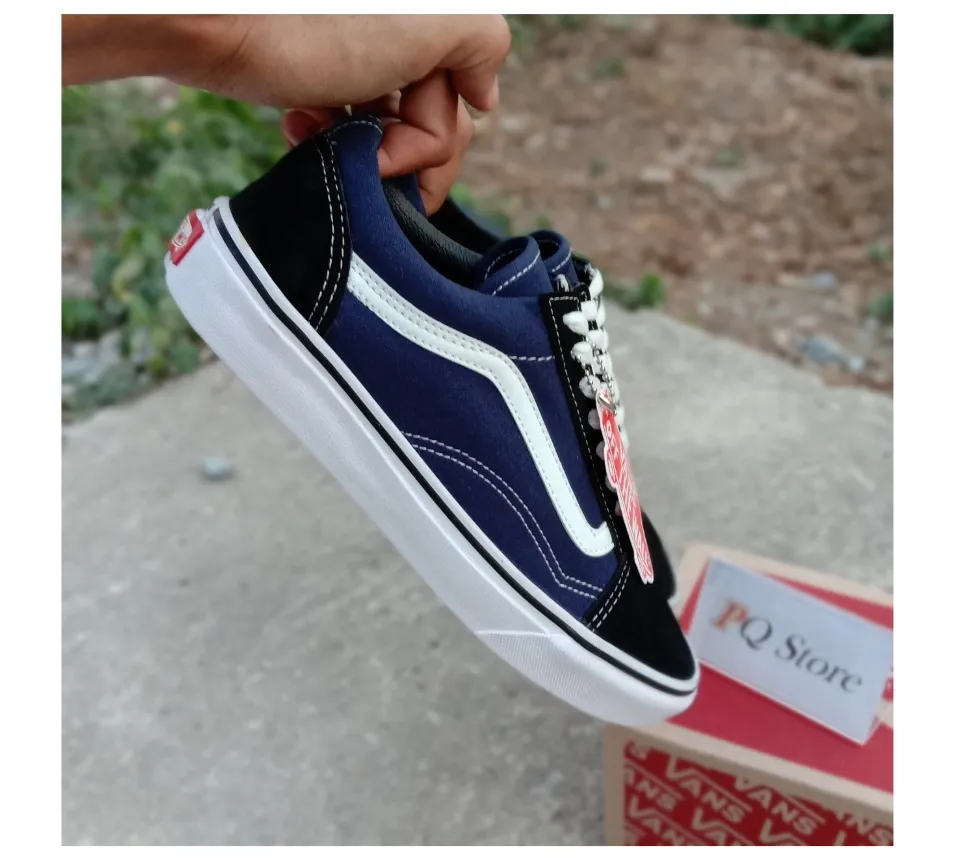 navy old skool vans