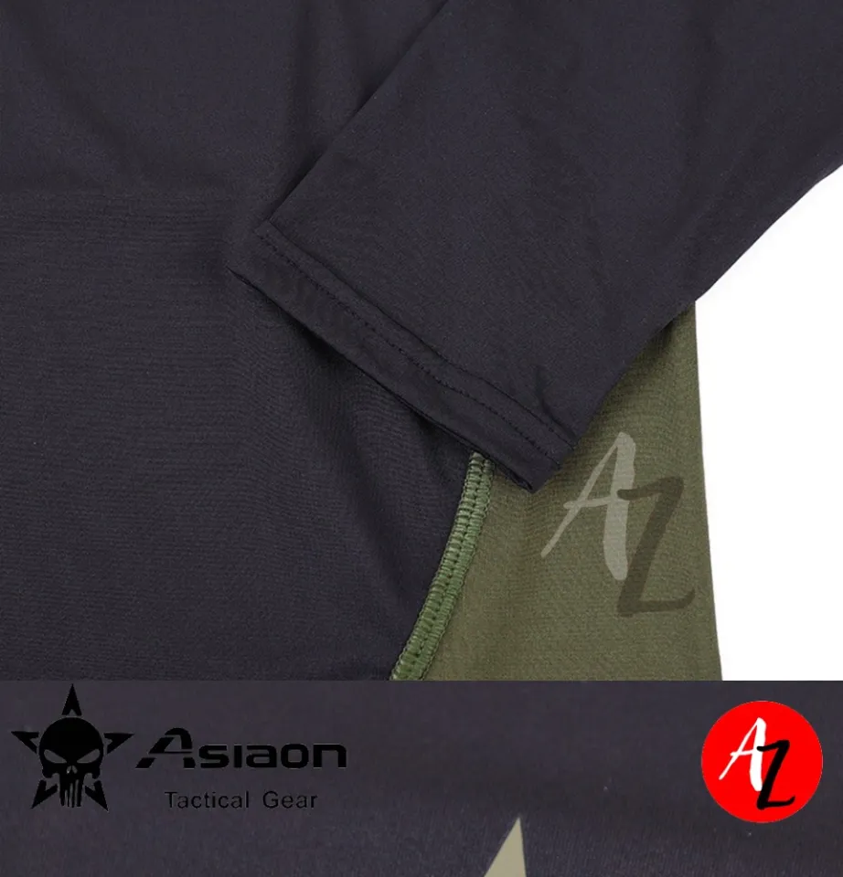 ASIAON Tactical Gear Punisher Skull Quick Dry Dri-fit Long Sleeve