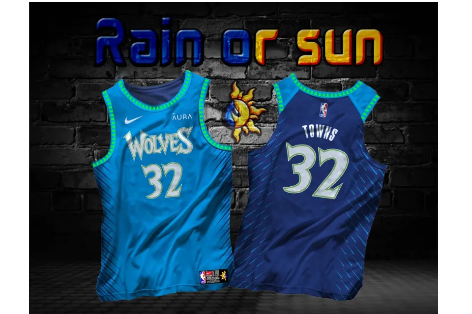 LIGHT BLUE JERSEY WOLVES 04 FREE CUSTOMIZE NAME AND NUMBER ONLY full  sublimation high quality fabrics
