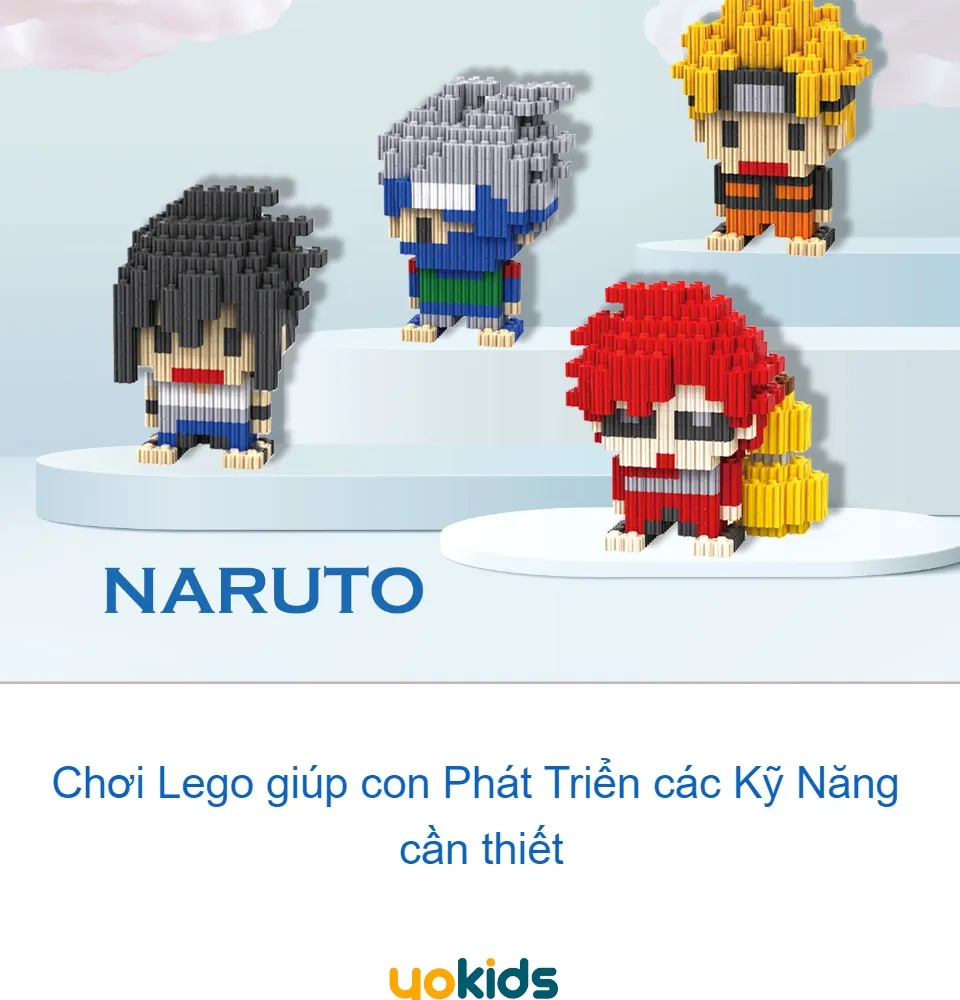 Lego Naruto mini sẽ khiến bạn liên tưởng đến các chàng trai nhà Konoha với các khối lego nhỏ xinh. Hãy xem xét hình ảnh này để thấy được một màn tái hiện Naruto và đồng bọn hấp dẫn.