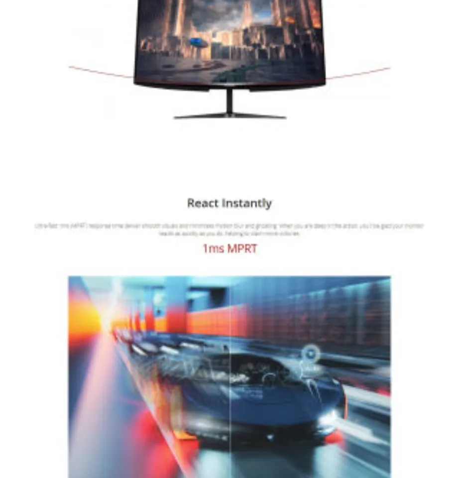 ViewSonic VX3219-PC-MHD 32” 240Hz Curved Gaming Monitor - ViewSonic Global