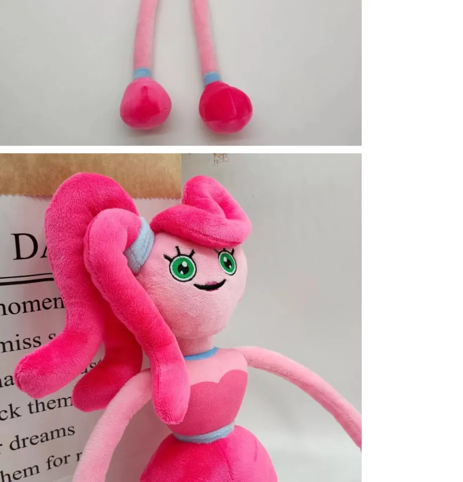 ZAQWS Poppy Playtime Pink Mommy Long Legs Plush 13.8 Huggy Wuggy Monster  Plush Doll Toy, Horror Game Stuffed Doll Halloween Valentine's Day Party  Birthday Gift