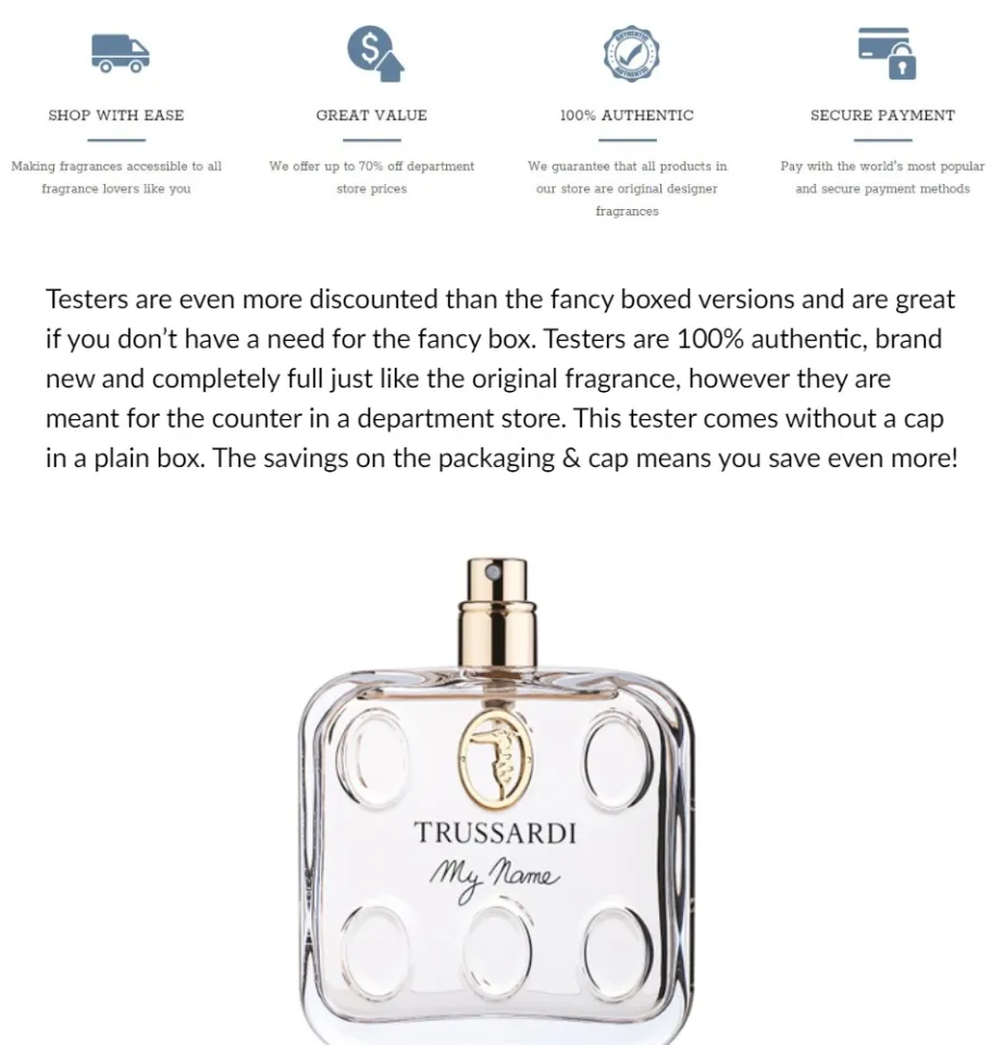 TESTER - My Name Trussardi - The King of Tester