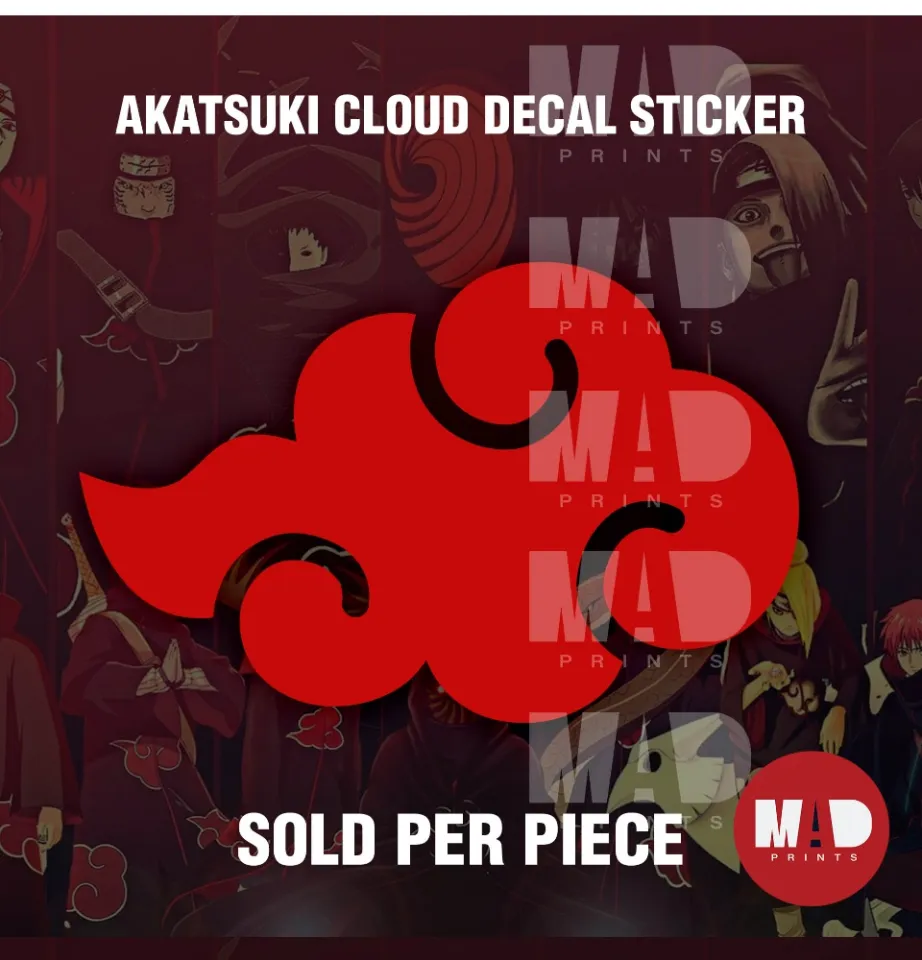 Akatsuki Sticker Adesivo - Escorrega o Preço