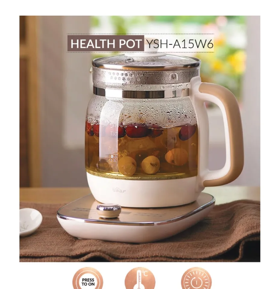 9.5-hour Programmable Health Pot 1.5L - Bear Malaysia