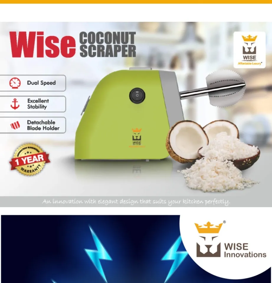 Electric Coconut Shredder Scrapper High Speed Grater COMMERCIAL USE 110/220  V