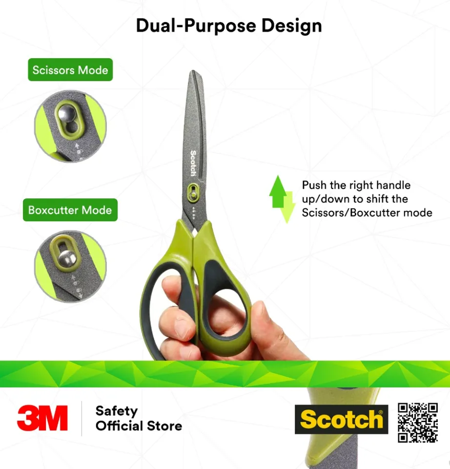  Scotch Non-Stick Unboxing Scissors, Dual-Function