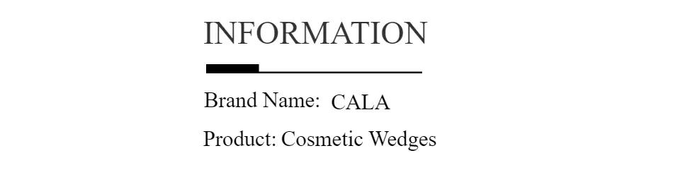 CALA COSMETIC WEDGES (16 PCS / PK)