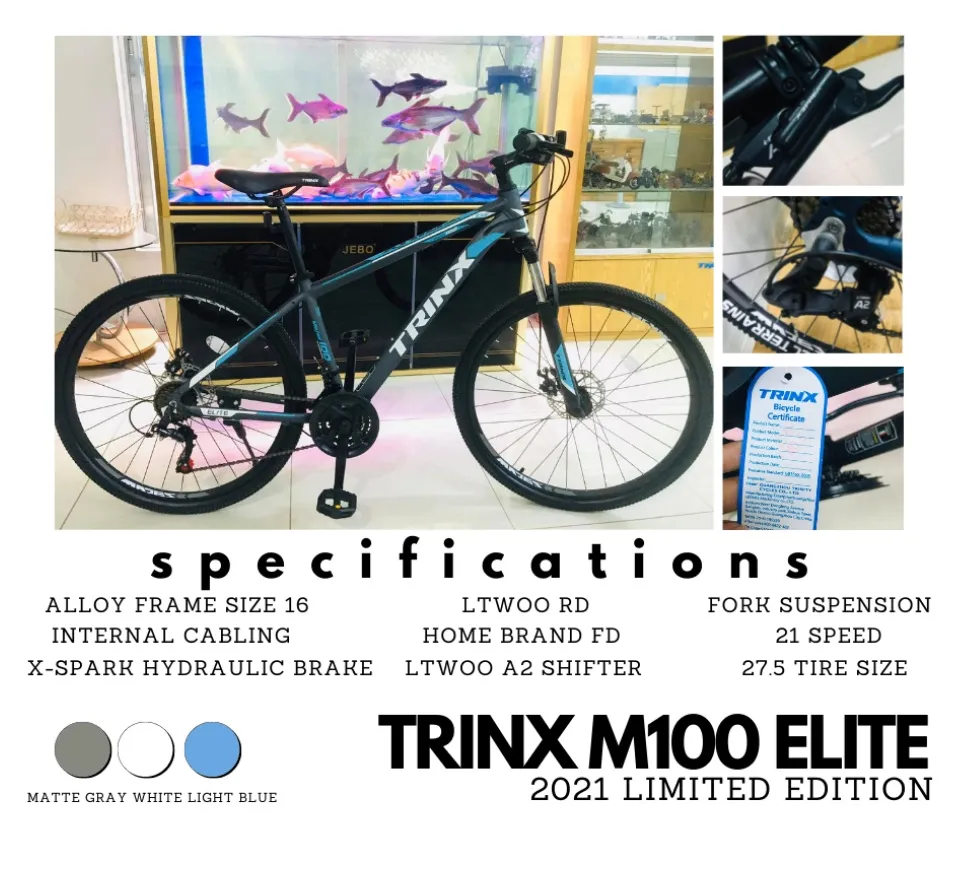 trinx m100 elite 2021 specs
