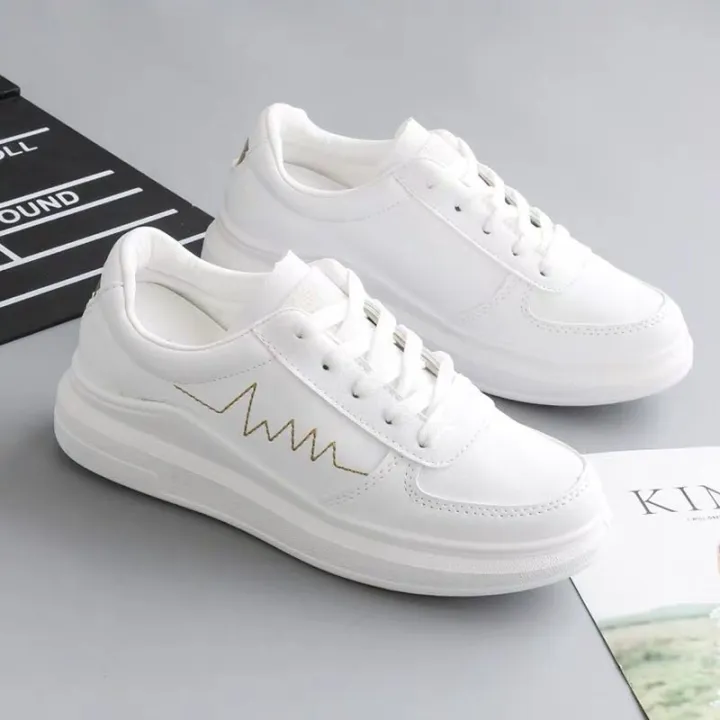 GTX Korean New Style White Sneaker for Women Athleisure Shoes #R100 ...