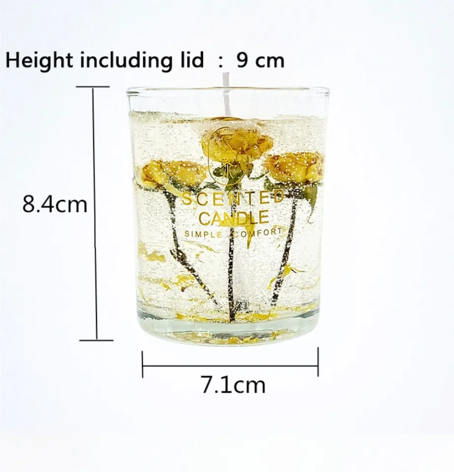 Clear Transparent Gel Candle Wax Candles Home Decoration Scented Candles In  Glass Aromatherapy Candles Scented Fragrance