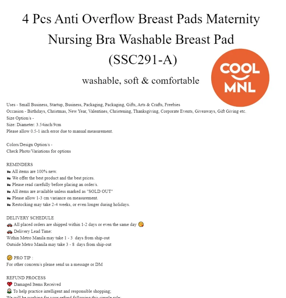 4 Pcs New Washable Maternity Anti-overflow Breast Pads Nursing Bra Breast  Pads