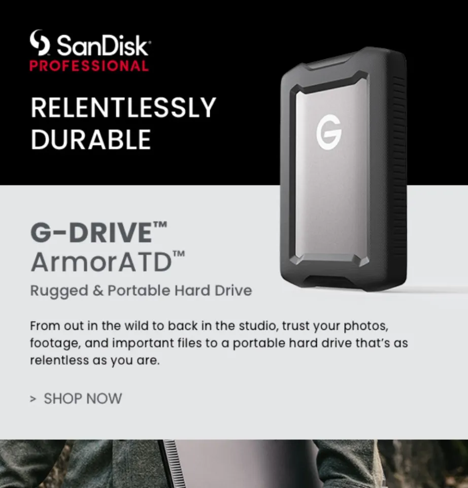 SanDisk Professional 1TB G-DRIVE ArmorATD ( SDPH81G-001T-GBAND