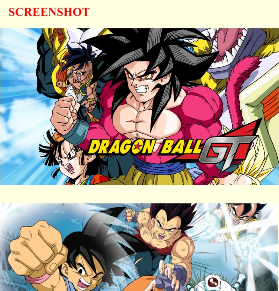 DVD Dragonball Z Ep 1- 291End & Dragonball GT Ep 1-64End Dual audio English  Dub