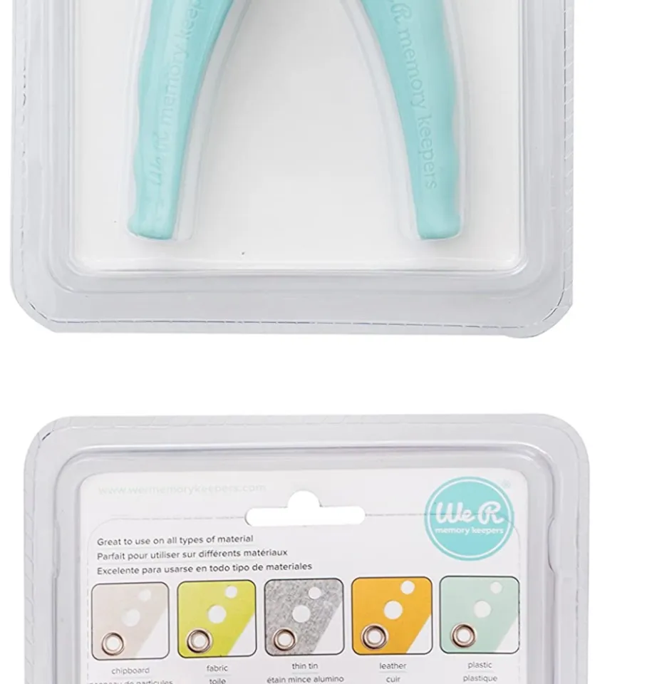 Crop-A-Dile Eyelet and Snap Punch By We R Memory Keepers, Blue