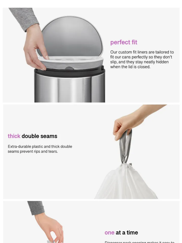 simplehuman Bin Liner 6L Code B - 90 Pack