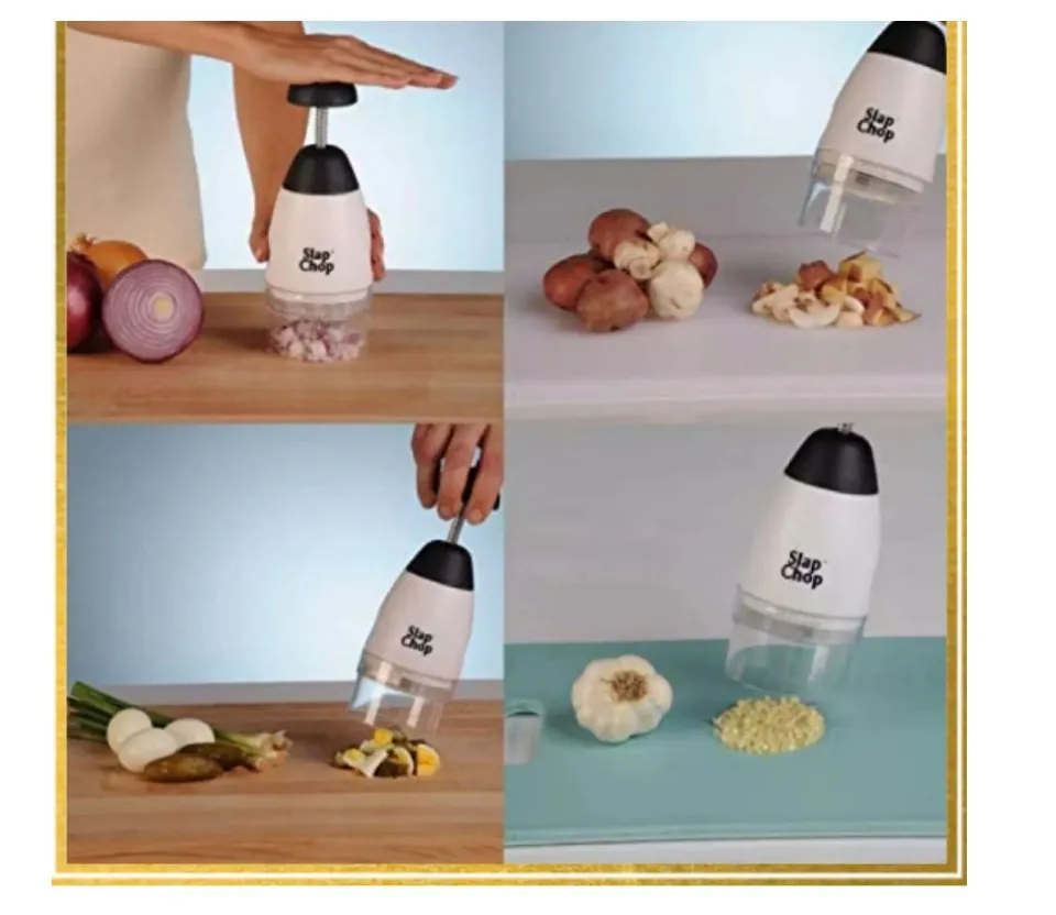 Garlic Triturator Food Chopper: Slap Chop For Chopping Fruits, Vegetables,  And Garlic