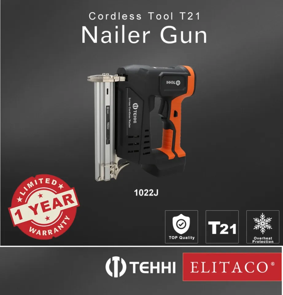 ELITACO】Tehhi Cordless Nailer Gun F30 1022J 422J Heavy Duty Home