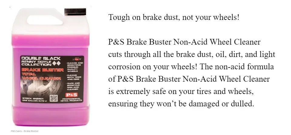 P&S Brake Buster Non Acid Wheel Cleaner