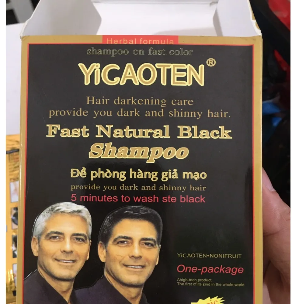 Thuốc nhuộm tóc gội đen YICAOTEN là lựa chọn hoàn hảo cho những ai muốn có tóc đen đẹp và bền màu. Sản phẩm hoàn toàn không gây hại cho tóc và không gây kích ứng cho da đầu. Nhấn vào hình ảnh liên quan để xem chi tiết hơn về sản phẩm này.