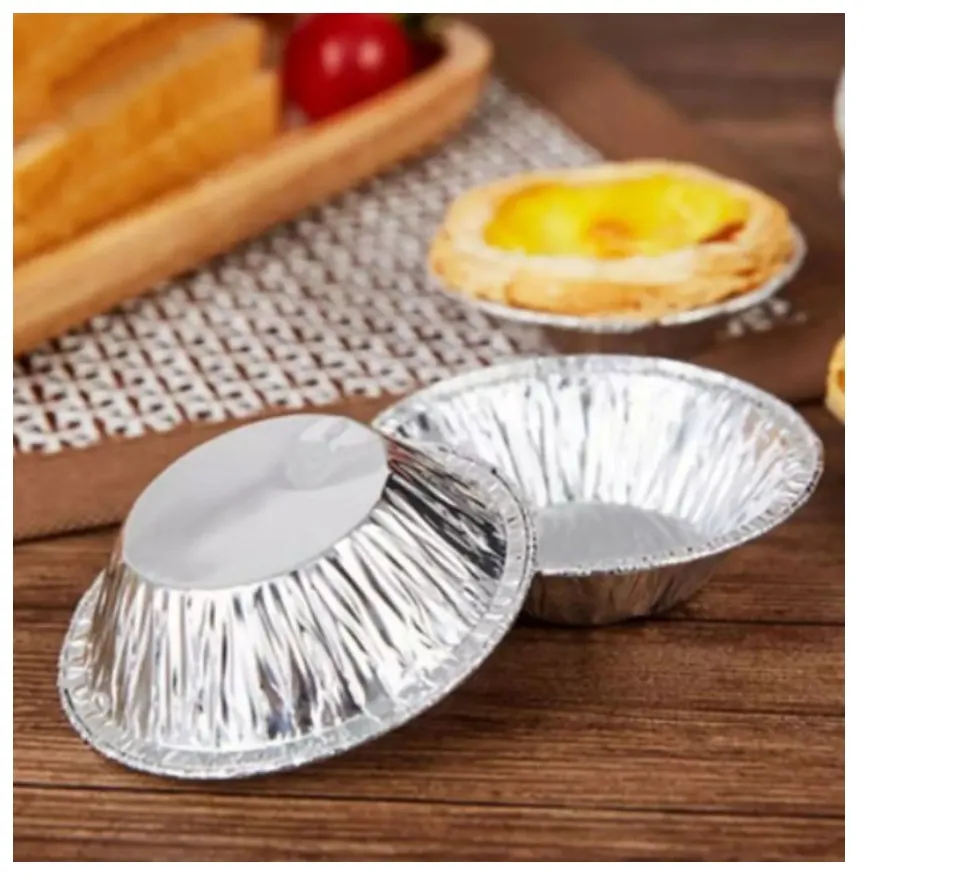 DOBI Muffin Pans (20 Pack) - Disposable Aluminum Foil 6-Cup