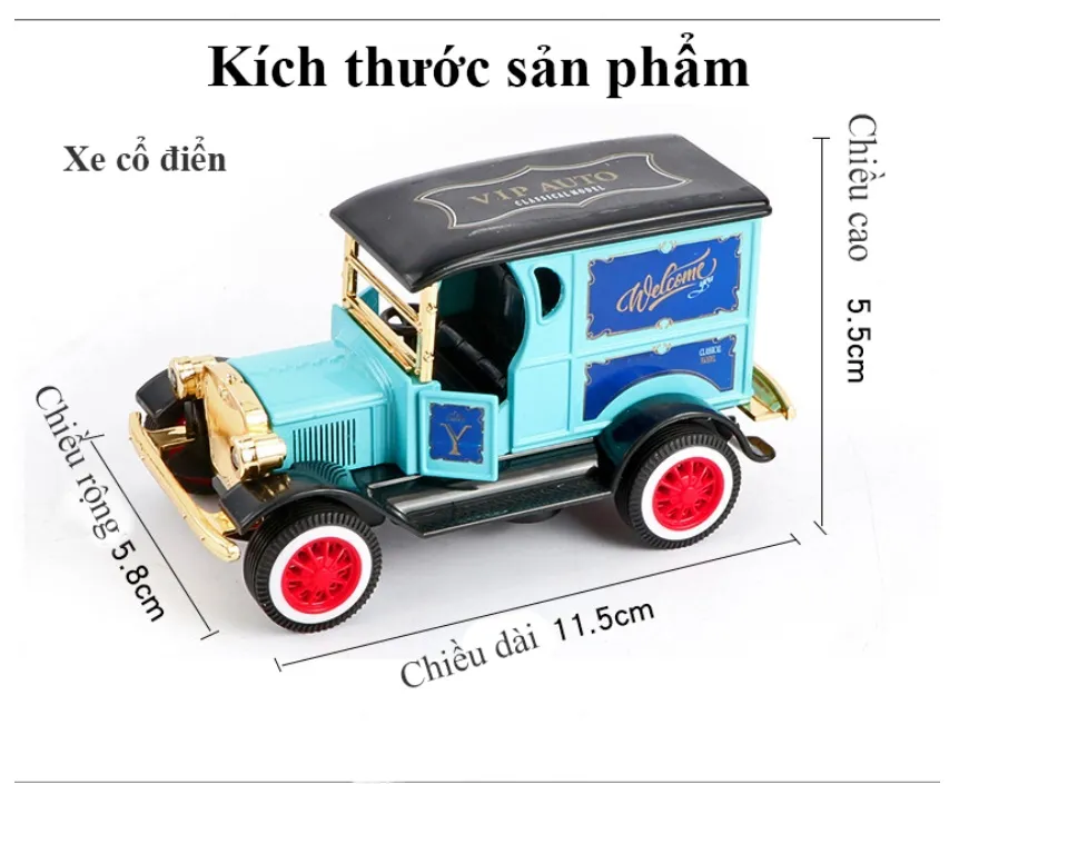 Mô hình xe oto thể thao cổ điển CD543  Đồ trang trí nội thất