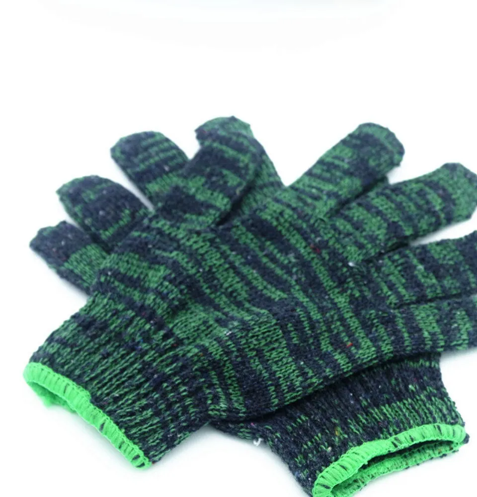 Ready Stock】RIKE Extra Thick Cotton Knitted Gardening Gloves Hands Safety  Cleaning Protective Glove(6 pairs) Sarung Tangan Safety String Knit Work  Gloves Grip Men Women BBQ Thicker Knitted Cut Lazada