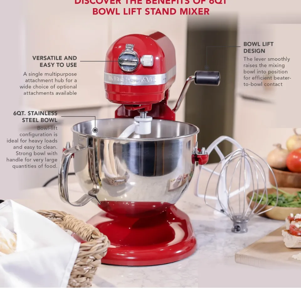 KitchenAid 5.7 L (6 Qt.) Bowl-Lift Stand Mixer