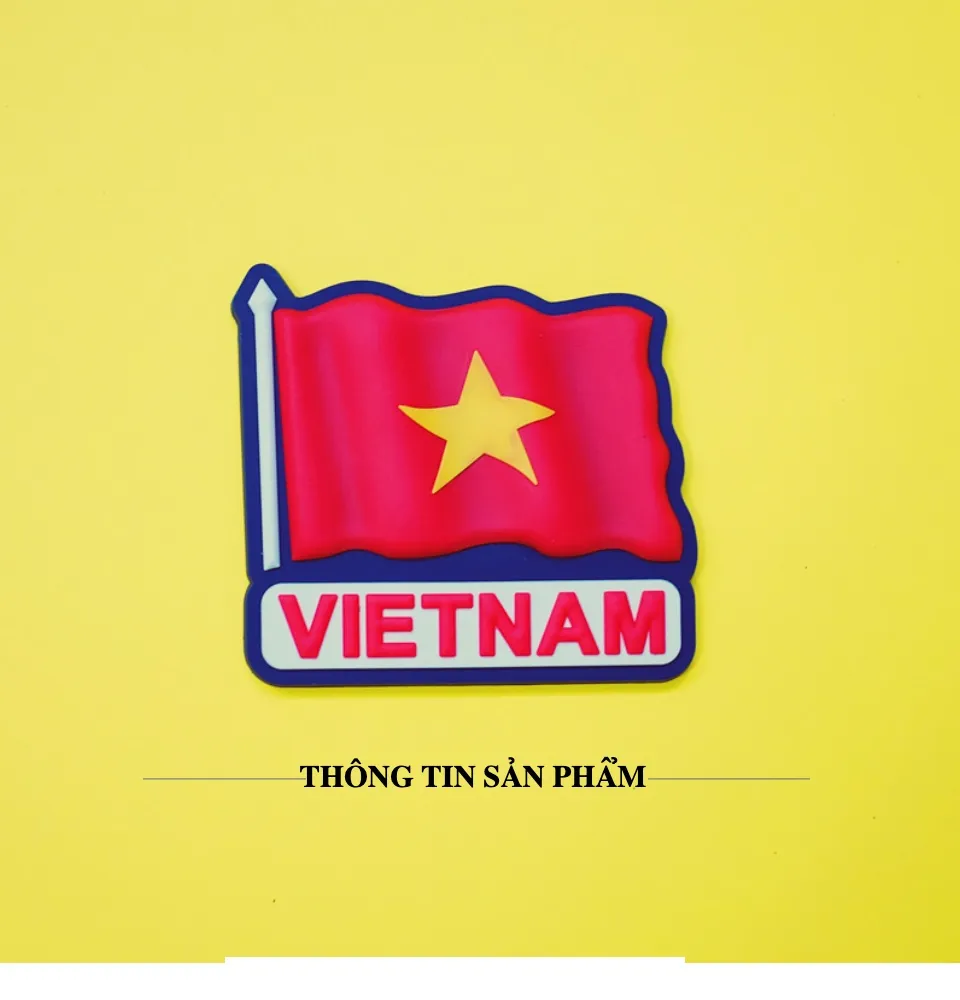 HCM]Nam Châm Tủ Lạnh Việt Nam Saigonir Hình Ảnh Lá Cờ Việt Nam ...