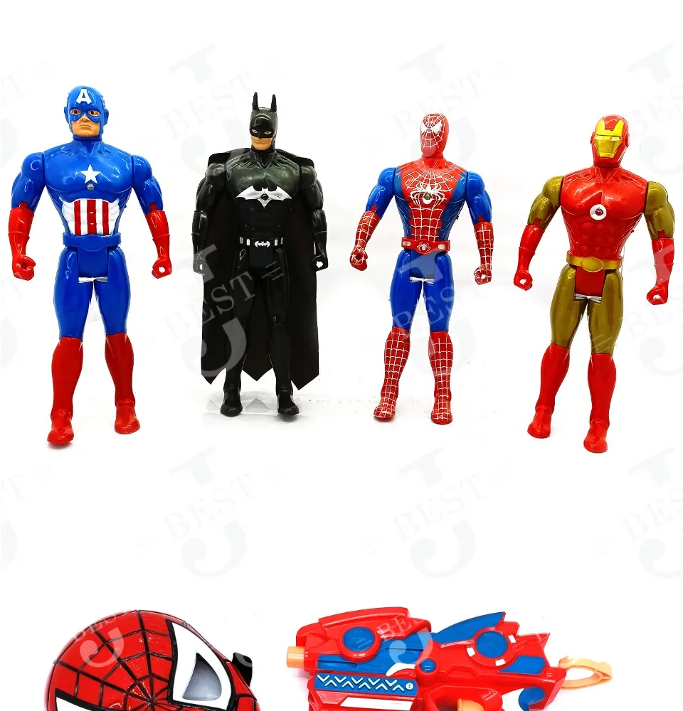 Avengers 51cm big box set super hero New Model Best Gift avenger Toy light  sound mask