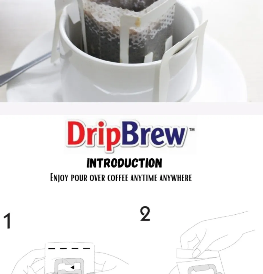 Premium Arabica DripBrew™ Drip Coffee (15 sachets) - Mister Coffee